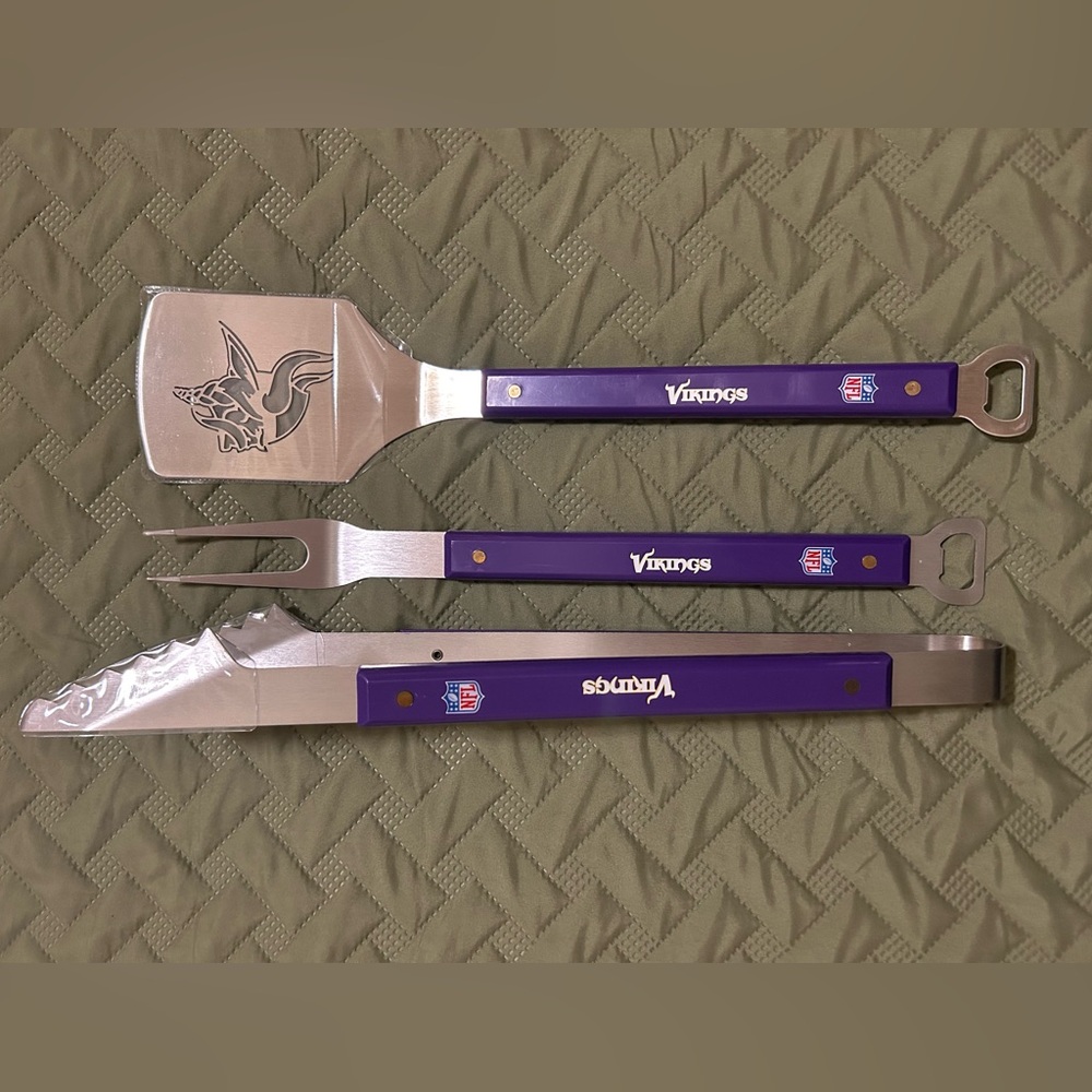 NFL Vikings Grill set